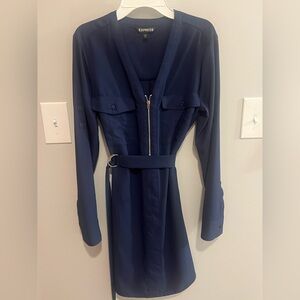 Elegant Navy Blue Dress